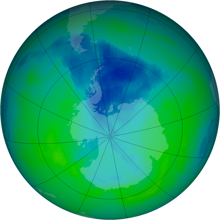 Ozone Map 1987-12-07